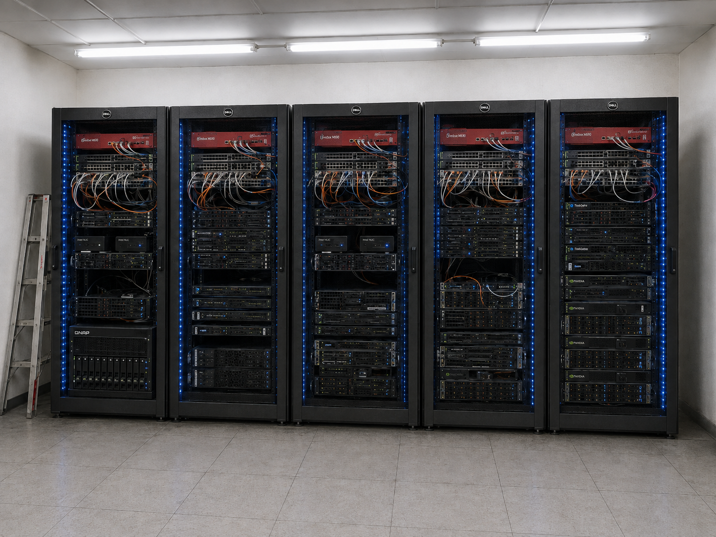 Server und KI-Infrastruktur im eigenen elknet Datacenter